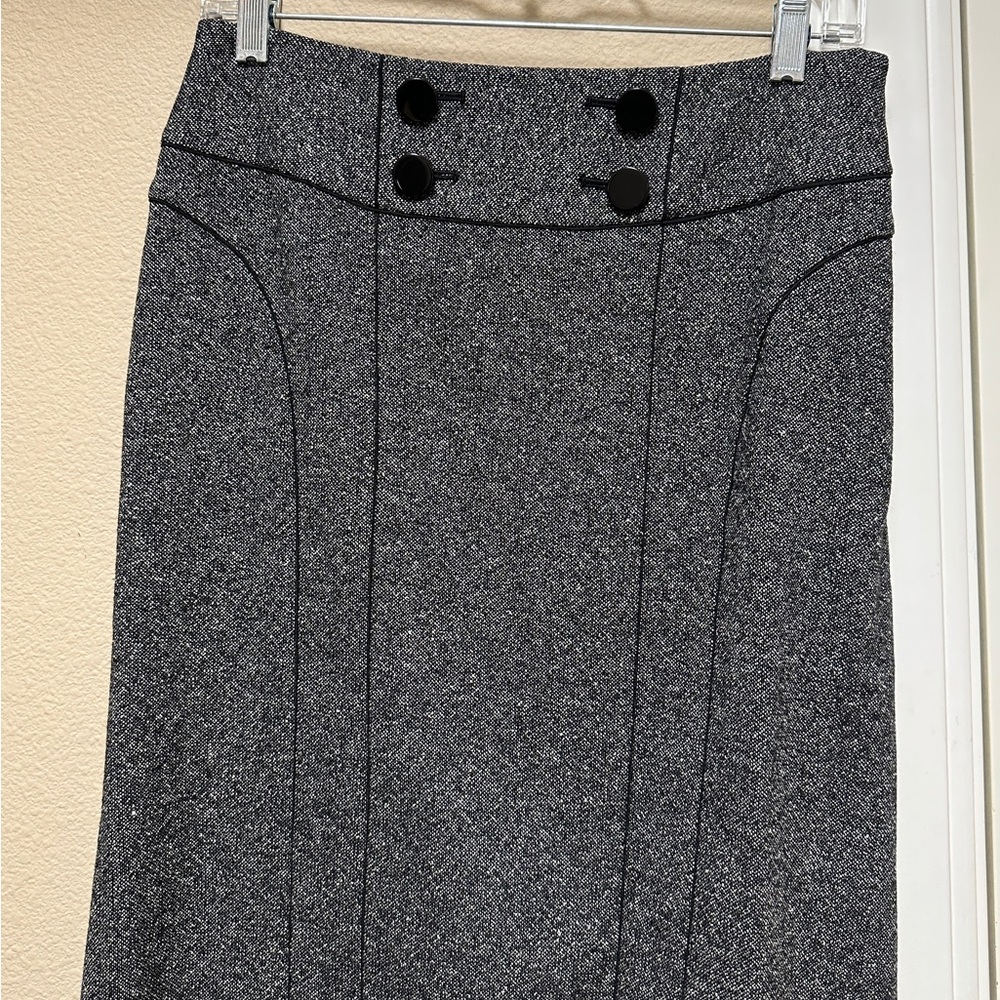 Ann Taylor Charcoal Pencil Skirt